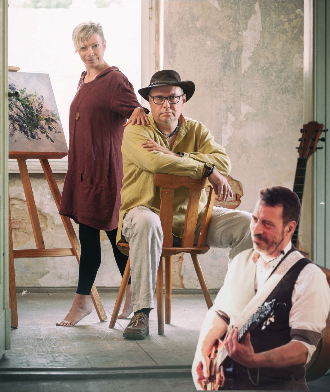 „GOEPEL & FLY“ | Acoustic Rock trifft Malerei